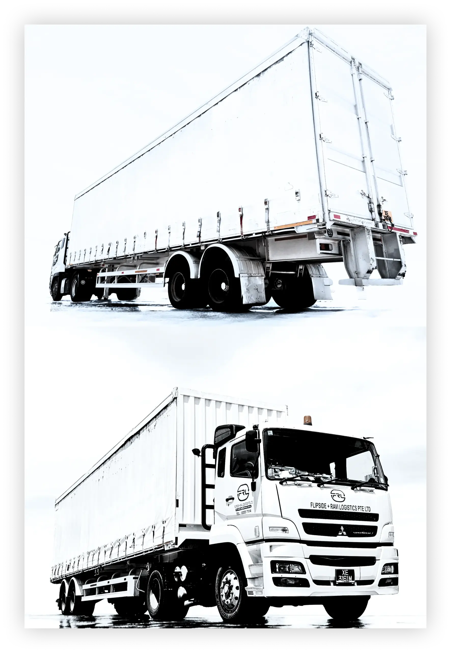 45ft Side Canvas Trailer